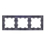 Рамка пластик 3 поста IEK BRITE BR-M32-K45 РУ-3-БрТБ бронза