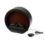 фигурка  светодиодная 6W Белый теплый камин &quot;Лаунж&quot;, 513-038, 7Led, 3хAA, с эффектом живого огня, IP20