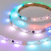 Светодиодная лента 12V  6.5W/m  021227 SPI-5000-AM  RGB (5060, 150 LED x3, 1804)12V