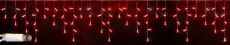 гирлянда БАХРОМА   8W  Красный, Rich LED RL-i3*0.5-CT/R,  прозрачный провод 3x0.5 м., соединяемая, 220V, 112 Led, IP65, статика