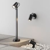 светильник    20W O025FL-01B Сфера / Scope GU10х1 IP65 цилиндр черный