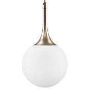 Люстра подвесная Lightstar без лампы 813013 GLOBO 1х40W E14 белый/шампань