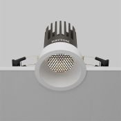 Встраиваемый светильник  15W Белый дневной DL117-15W-4K-W Омут/Dip 50deg 230V круглый белый