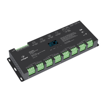 Декодер 033769 SMART-DMX-SUF (12-24V, 24x5A, XLR3, RJ45)
