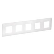Рамка пластик 5 постов IEK SKANDY SK-M52-K01 SK-F05W арктический белый