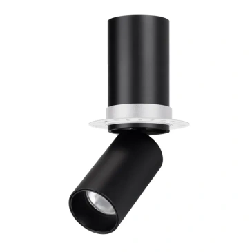 Встраиваемый светильник   7W Белый теплый 049910 SP-NUANCE-TRIMLESS-PULL-R35 36deg 220V IP40 цилиндр под шпаклевку поворотный черный