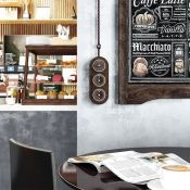 Ретро выключатель пластиковый WERKEL RETRO Vintage W5822052 мокко матовый/хром 4положения