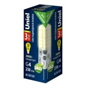 светодиодная лампа G4 Белый теплый 3W UL-00010366 LED-JC-12-3W-3000K-G4-CL SIZ05TR