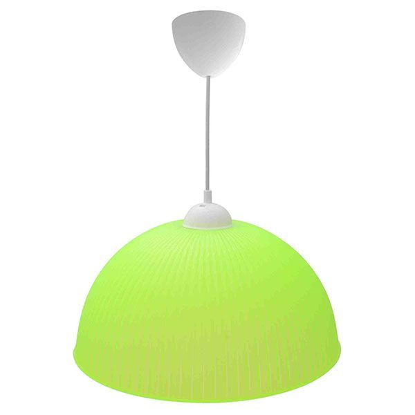 Подвесной светильник без лампы 16-25 1x15W E27 "Оулу" фигурный белый/салатовый