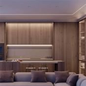 алюминиевый профиль SL-MINI-15-3000 BLACK 061611