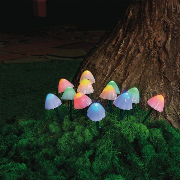 светильник на солнечной батарее UL-00011676 USL-S-830-PM020 MULTICOLOR MUSHROOMS SET12 IP44