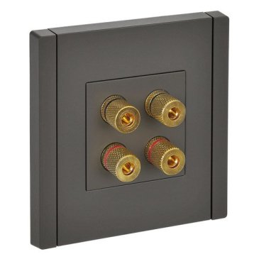 Розетка встраиваемая аудио IEK FORTE&PIANO FP339 серый FP-S40-K03