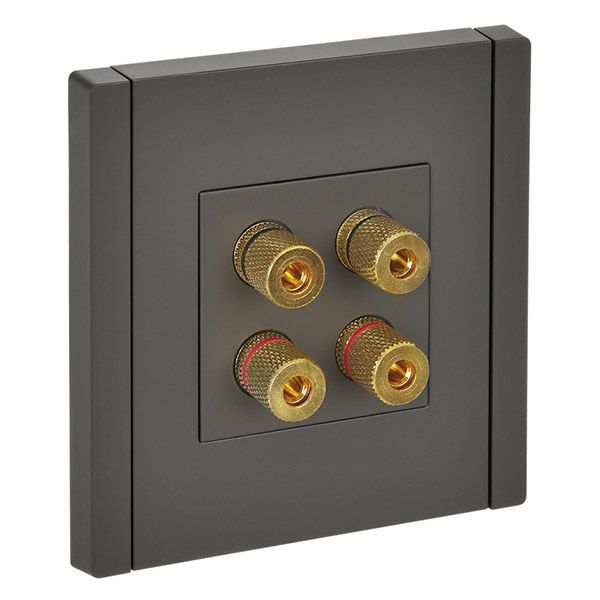 Розетка встраиваемая аудио IEK FORTE&PIANO FP339 серый FP-S40-K03