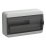Корпус пластиковый TF5-KP72-N-18-65-K03-K02 КМПн-18 IP65 черная прозрачная дверь TEKFOR IEK