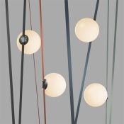 Трековый светильник  15W Белый теплый BELTY ORB DK5555-BK IP20 на шинопровод белый/черный