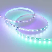 Светодиодная лента 24V 14.4W/m 030195(2) SPI-F72-7mm 24V RGB-PX6 (3535, 360LEDx6, IP20)