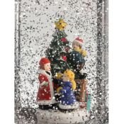 фигурка  светодиодная 5W Белый &quot;Рождество&quot;, 501-065, 2Led, 4хААA, с эффектом снегопада, IP20