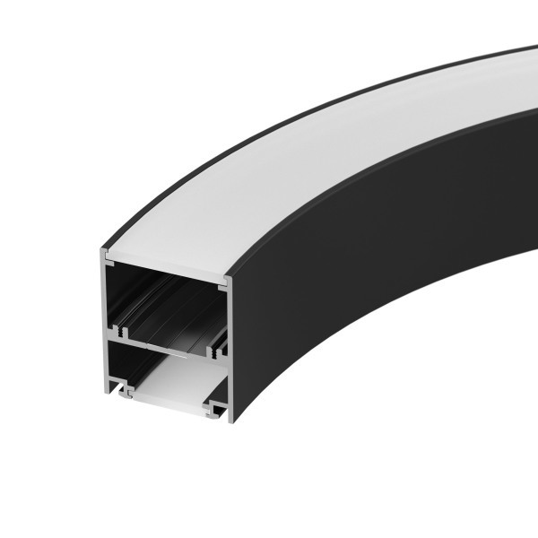 алюминиевый профиль SL-ARC-5060-D1000-A90 (дуга 1 из 4) BLACK радиусный 029268