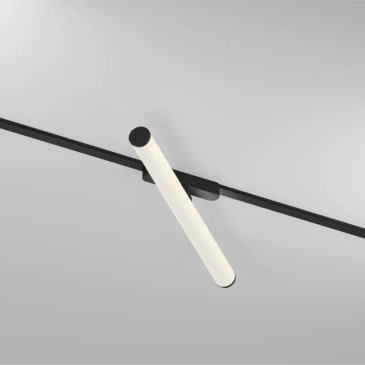 Трековый светильник  12W Белый теплый AIR RAY DK5325-BK IP20 на магнитный шинопровод черный