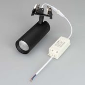 Встраиваемый светильник  16W Белый дневной 034483 LGD-LUMOS-R55-16W 25deg 220V IP20 поворотный цилиндр черный