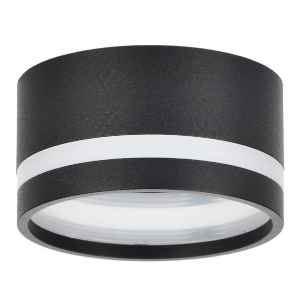 Накладной светильник без лампы IEK LIGHTING 4032 LT-UPB0-4032-GX53-1-K02 GX53 цилиндр черный