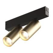 Трековый светильник однофазный  18W Белый-MIX SMART SPOT DK8012-BG IP20 на шинопровод управляемый золото/черный