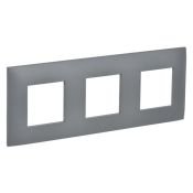 Рамка пластик 3 поста IEK SKANDY SK-M32-K03 SK-F03Gr серый