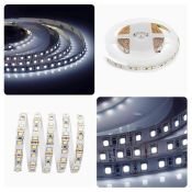Светодиодная лента Белый 3528 12V  9.6W/m 120Led/метр 00-31 8мм