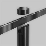 Трековый светильник 2W Белый теплый TR145-1-3W3K-W-B Скольжение / Skim Flarity IP20 чёрный