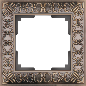 Рамка металлическая 1 пост WERKEL Antik WL07-Frame-01 / W0011512  бронза