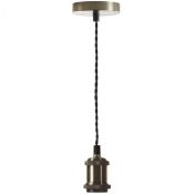 подвес Vintage 058-254 SUN-LUMEN E27 BRONZE черный провод, с кольцом подвес Vintage 058-254 SUN-LUMEN E27 BRONZE черный провод, с кольцом