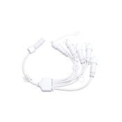 Провод-разветвитель для гирлянд UL-00013236 UCX-F90 S5-0.4M-WH белый 0.4м 5 выходов, статика-мерцание 0.4м IP67