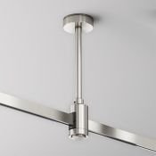 Крепление потолочное Короткое / Short одинарное 138мм Flarity TRA156C-SL1-PT платина
