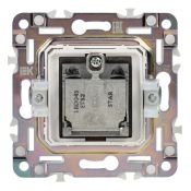 Розетка встраиваемая комбинированная IEK SKANDY SK-AF20-O-K02 SK-A13Bl TV+SAT черный