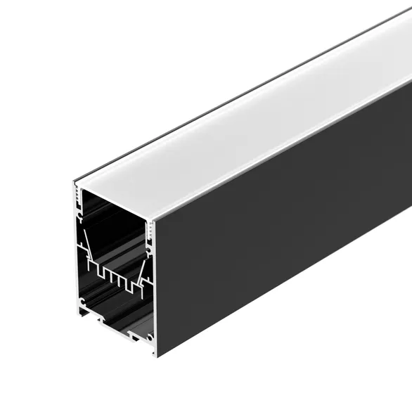 алюминиевый профиль IP-LINE-5475-2000 BLACK 053899