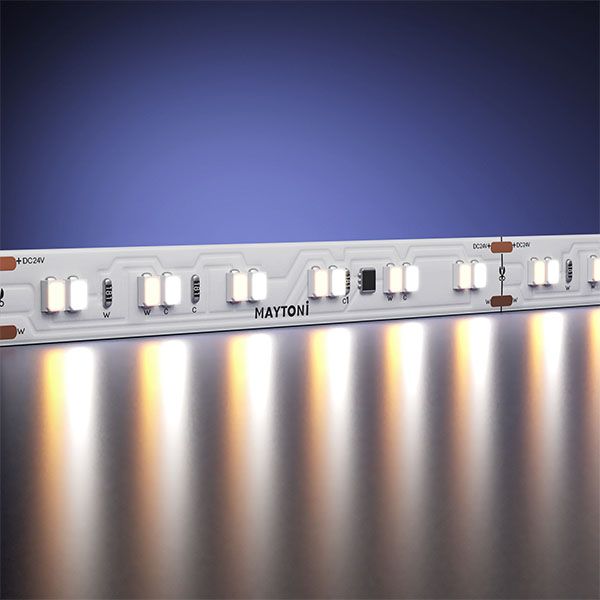 Светодиодная лента Белый-MIX 2835 24V 21.3W/m 168Led/метр 201127 Ultra 3000-6000K