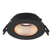Встраиваемый светильник без лампы DENKIRS RODVIG DK3061-BBR GU10/GU5.3 черный/бронзовый круглый