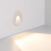 светильник  3W Белый теплый 050869 LT-TIE-R120 220V круглый встраиваемый  белый