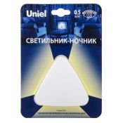 светильник-ночник 0.5W Белый UL-00007223  DTL-320 Треугольник Sensor белый
