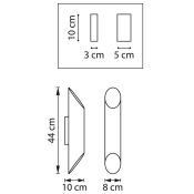 Накладной светильник -бра Siena без лампы 720627 2х40W G9  220V IP20 черный/золото