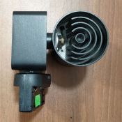 Трековый светильник трехфазный светильник  12W Белый теплый Luminosity Trail 50deg  на шинопровод черный с черной вставкой диммируемый Уценка!