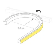 Грейзер  15W/m Белый теплый 042072 THOR-TOP-B70-10x10mm 24V 2700K IP67