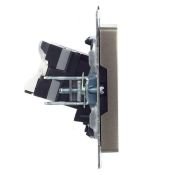 Розетка встраиваемая компьютерная IEK BRITE BR-K10-1-K37 РК10-БрШ RJ45 кат.5E шампань