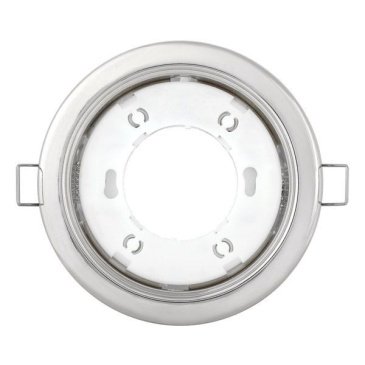 Встраиваемый светильник без лампы IEK LIGHTING 4114 LUVB0-GX53-1-K23 GX53 хром круглый