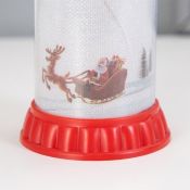 фигурка  светодиодная на батарейках «Свеча Сани новогодние», LR44, 6х6х10 см , RGB