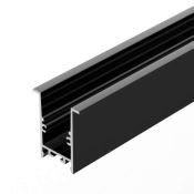 алюминиевый профиль S-LUX SL-COMFORT-3542-F-2000 ANOD BLACK 031765