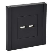 Розетка встраиваемая USB IEK FORTE&PIANO A+A 3,1А FP-U21-D31-K02 FP149 черный