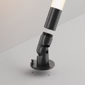 Шарнирное основание для накладного монтажа системы Shelf без ввода питания C027CS-B чёрный