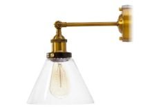 светильник Sunlumen без лампы 058-230  VL DIY  E27 GOLD BRONZE настенный металл