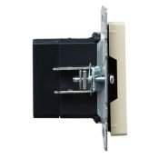 Розетка встраиваемая USB IEK BRITE A+A 3,1А BR-U21-D31-K10 РЮ10-1-БрКр бежевый
